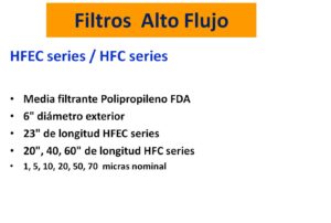 shelco filtros alto flujo